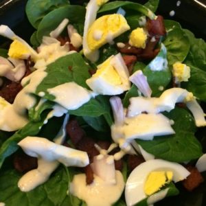 Recipe: Spinach Protein Salad