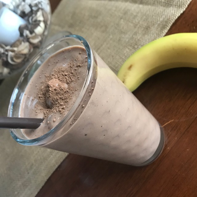 You are currently viewing Recipe: Banana “Nutella” Protein Shake