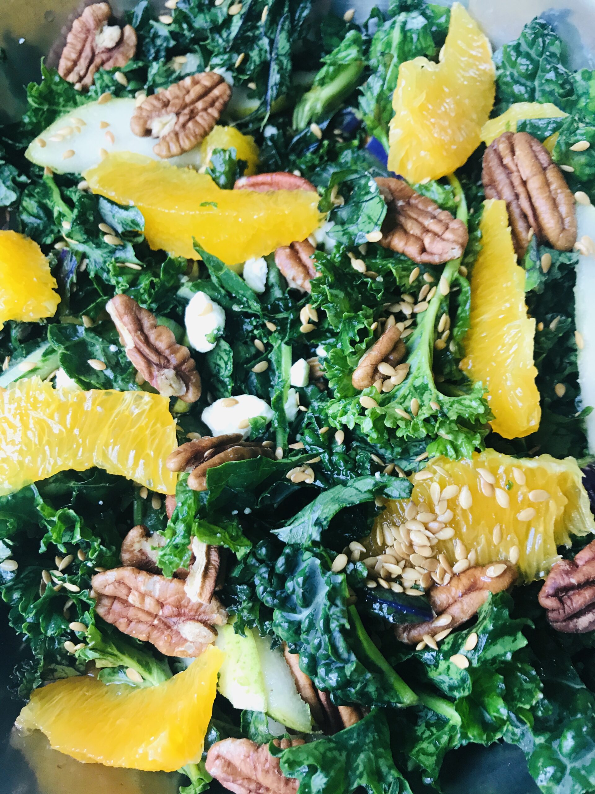 You are currently viewing Recipe: Citrus Kale Salad